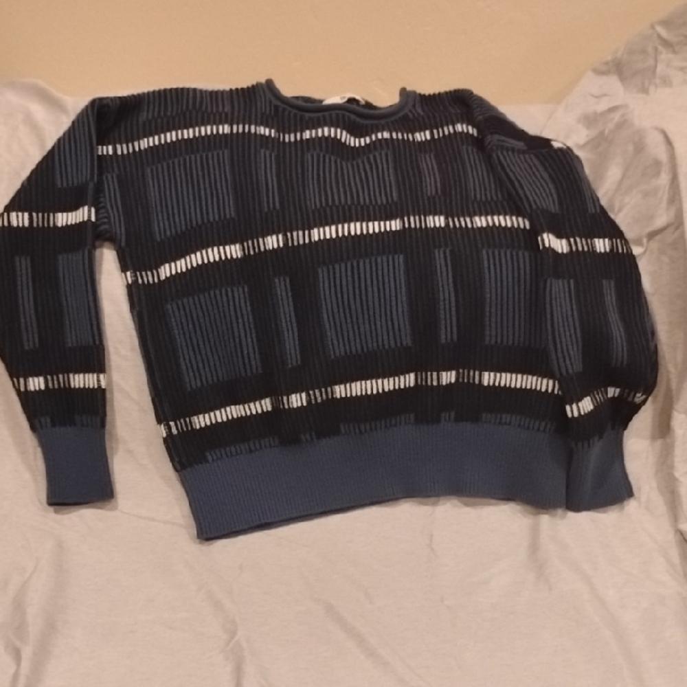 Blue Black & Black Sweater